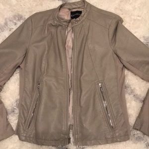 Tan Minus the Leather Jacket from Express